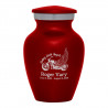Riding with Angels Keepsake Urn - Ruby Red Riding with Angels Keepsake Urn - Ruby Red