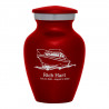 Boat Keepsake Urn - Ruby Red Boat Keepsake Urn - Ruby Red