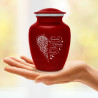 Memory Becomes a Treasure Sharing Urn - Ruby Red Memory Becomes a Treasure Sharing Urn - Ruby Red