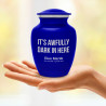 It's Awfully Dark In Here Sharing Urn - Midnight Blue