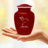Hummingbird Sharing Urn - Ruby Red