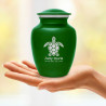 Sea Turtle Sharing Urn - Shamrock Green