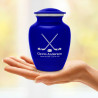 Hockey Sticks Sharing Urn - Midnight Blue