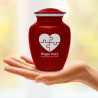 Autism Puzzle Sharing Urn - Ruby Red Autism Puzzle Sharing Urn - Ruby Red