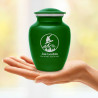 Snowboard Sharing Urn - Shamrock Green