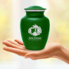 Snow Goggles Sharing Urn - Shamrock Green