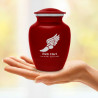 Winged Foot Running Sharing Urn - Ruby Red Winged Foot Running Sharing Urn - Ruby Red