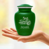 Motorcycle II Sharing Urn - Shamrock Green