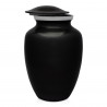 Large Black Lab Pet Cremation Urn - Jet Black