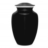Large German Shepherd Pet Cremation Urn - Jet Black