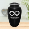 Infinity Cremation Urn - Jet Black