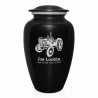 Classic Tractor Cremation Urn - Jet Black