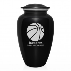 Basketball Cremation Urn -...