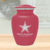 Dallas Star Sharing Urn - Rose Pink