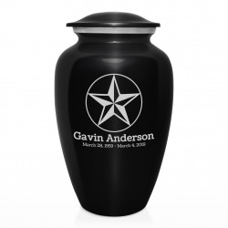 Texas Star Cremation Urn -...