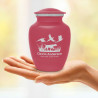 Hunting Dog Sharing Urn - Rose Pink