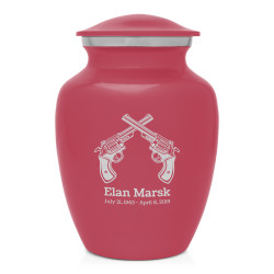 Revolver Pistol Sharing Urn...