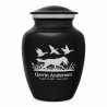 Duck Hunting Dog Sharing Urn - Jet Black