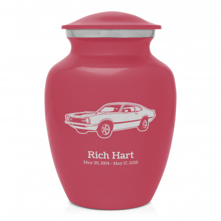 Muscle Car II Sharing Urn - Rose Pink