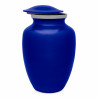 Large Paw Prints On My Heart Pet Cremation Urn - Midnight Blue