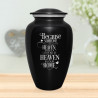 Heaven In Our Home Cremation Urn - Jet Black