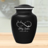 My Sister Walks With Me Sharing Urn - Jet Black