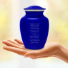 Footprints In the Sand Sharing Urn - Midnight Blue