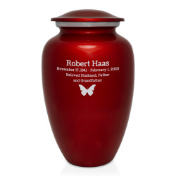 Ruby Red Cremation Urn