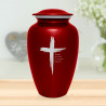 Dust to Dust Cross Cremation Urn - Ruby Red Dust to Dust Cross Cremation Urn - Ruby Red