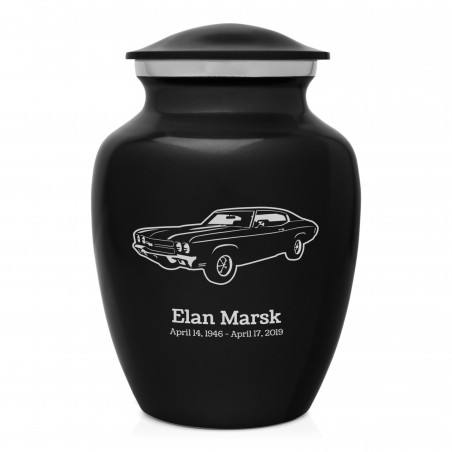 Muscle Car III Sharing Urn - Jet Black