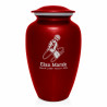 Microphone Hand Cremation Urn - Ruby Red Microphone Hand Cremation Urn - Ruby Red