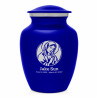 Virgin Mary Sharing Urn - Midnight Blue