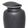 Extra Large Infinite Love Pet Cremation Urn - Gunmetal Gray