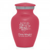 Running Horses Keepsake Urn - Rose Pink