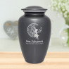 Fairy In the Moon Cremation Urn - Gunmetal Gray