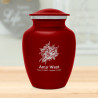 Rose Buds Sharing Urn - Ruby Red