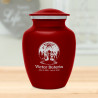 Alien UFO Sharing Urn - Ruby Red