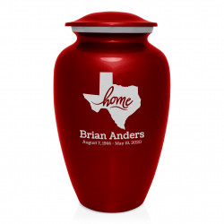 Texas Home Cremation Urn -...