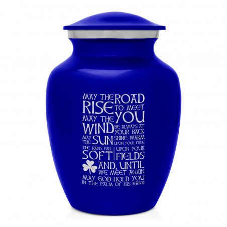 Midnight Blue Cremation Urn - Green Meadow Memorials