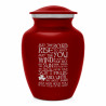 Irish Blessing Sharing Urn - Ruby Red