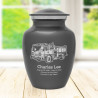 Fire Truck Sharing Urn - Gunmetal Gray