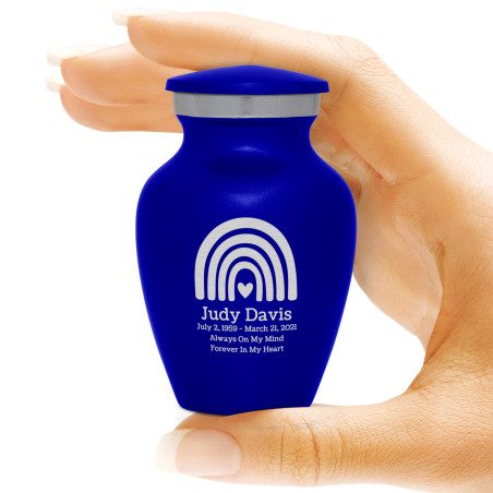 Rainbow Keepsake Urn - Midnight Blue