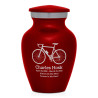 Bicycle Keepsake Urn - Ruby Red Bicycle Keepsake Urn - Ruby Red