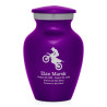 Dirt Bike Keepsake Urn - Purple Luster