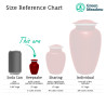 Mountain Bike Keepsake Urn - Ruby Red