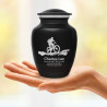 Mountain Bike Sharing Urn - Jet Black
