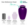Classic Stepside Truck Cremation Urn - Purple Luster