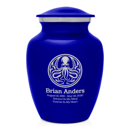 Cthulhu Sharing Urn - Midnight Blue
