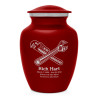 Plumber Sharing Urn - Ruby Red