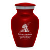 Electrician Keepsake Urn - Ruby Red Electrician Keepsake Urn - Ruby Red